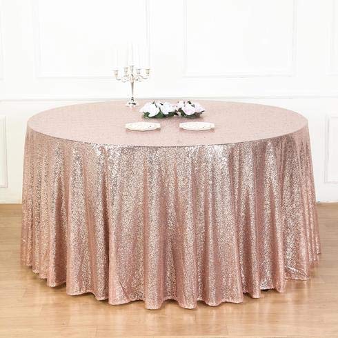 Premium Sequin Round Tablecloth 132