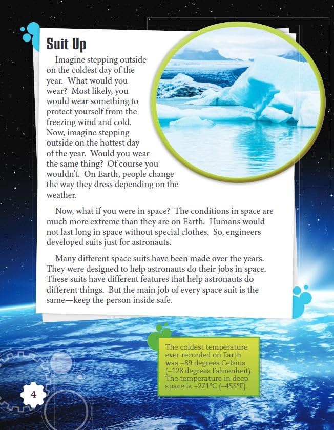 The Evolution of Space Suits - Smithsonian Informational Text Book | History of Astronaut Gear & NASA Technology | Perfect for Space Enthusiasts & Science Education