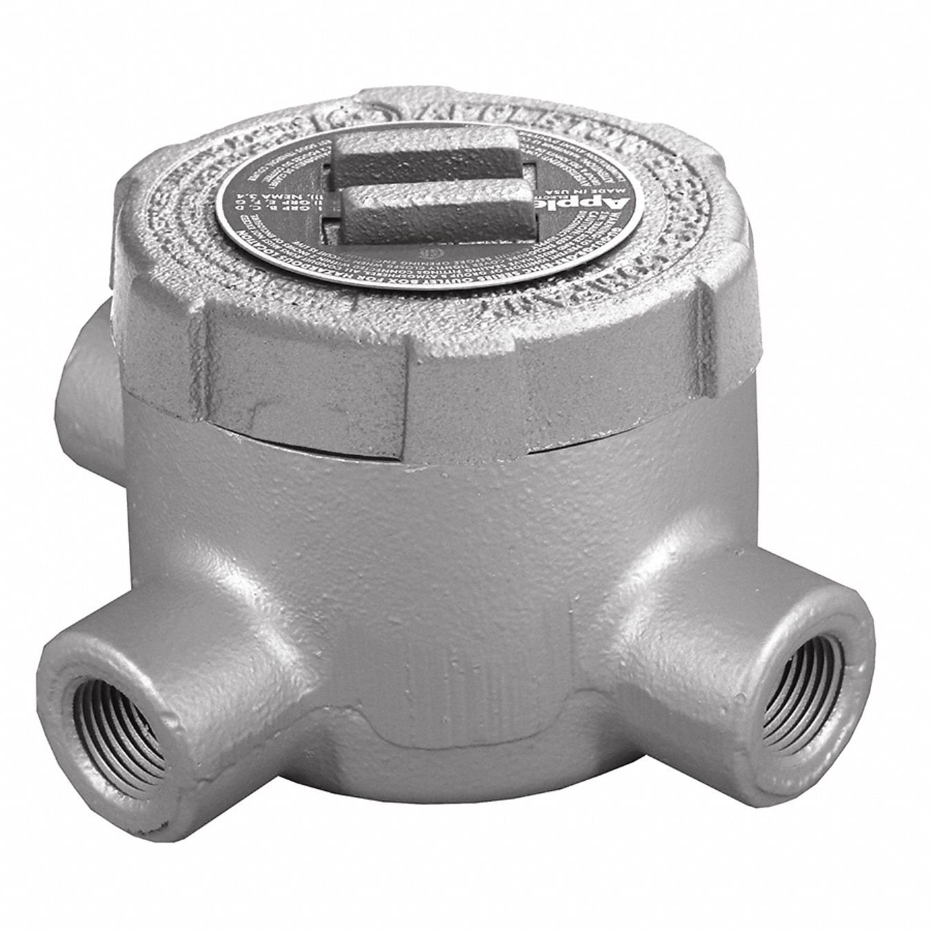1/2 Inch Conduit Outlet Body T - Electrical Conduit Fitting for Wiring & Cable Protection in Commercial & Residential Buildings