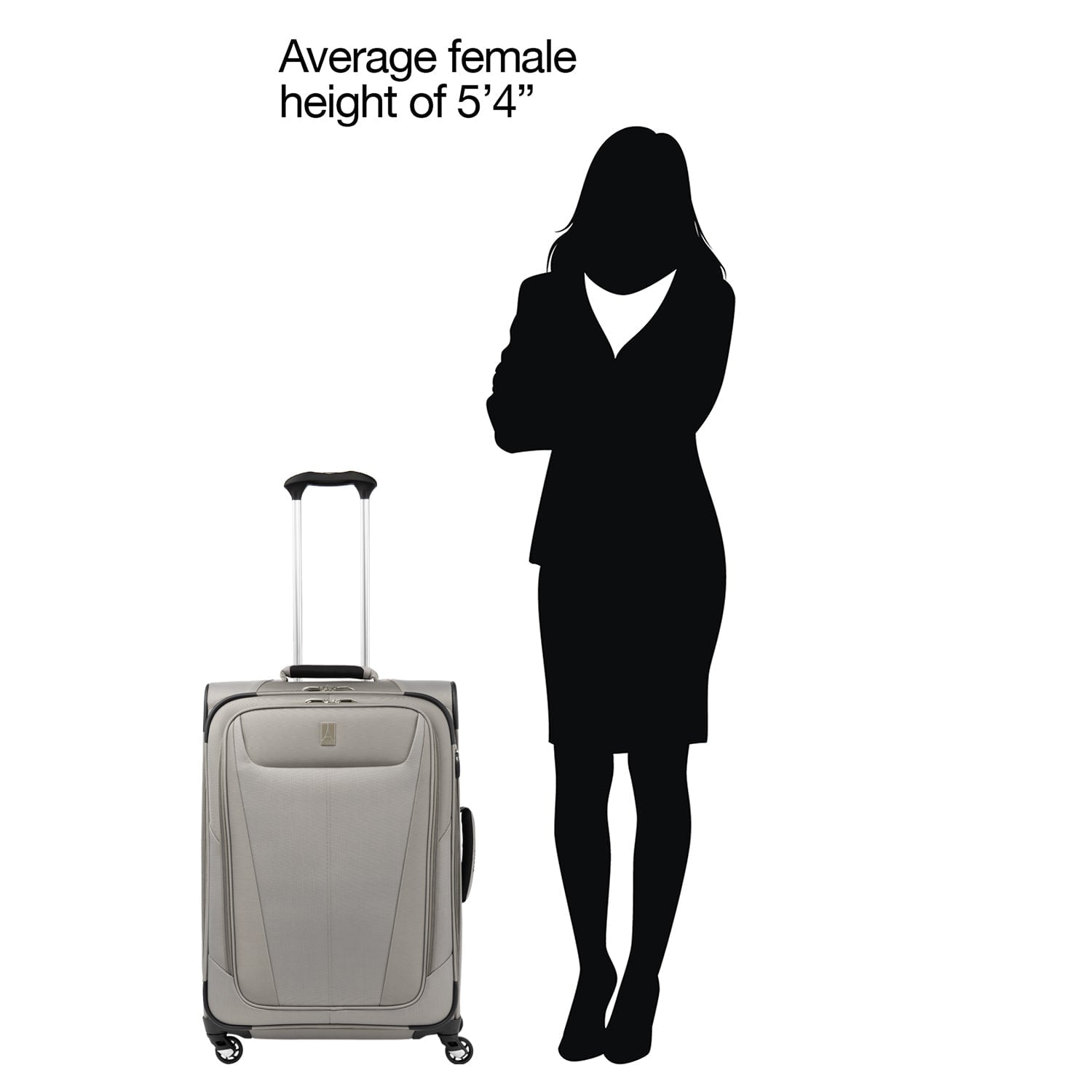 Travelpro Maxlite 5 25 Inch Expandable Spinner Luggage - Lightweight Carry-On Suitcase for Air Travel with 360° Wheels | Perfect for Business Trips & Family Vacations