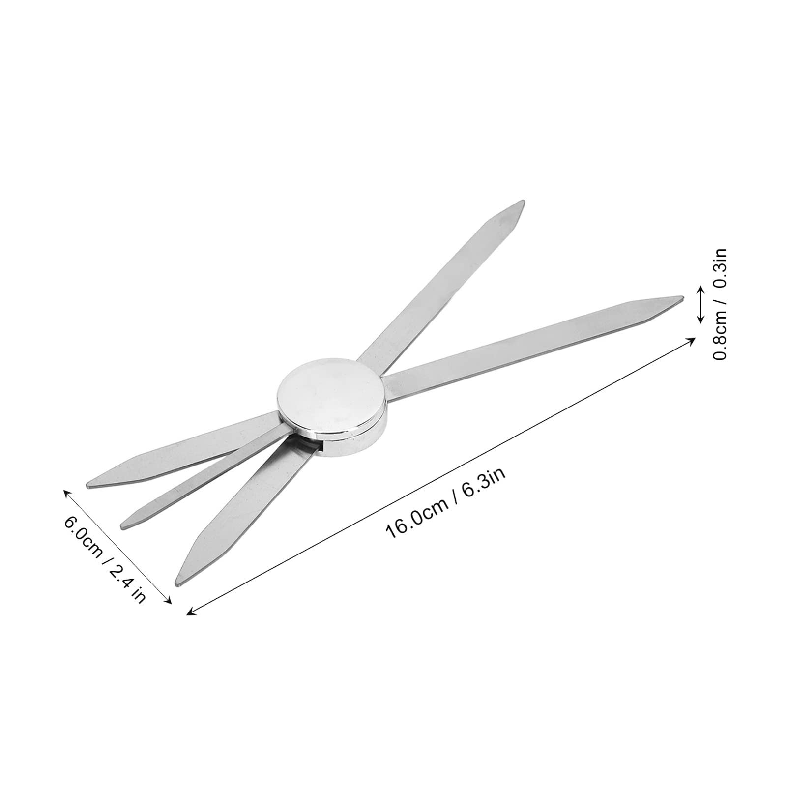 Adjustable Stainless Steel Eyebrow Ruler - Precise Eyebrow Positioning & Measuring Tool for Perfect Symmetrical Brows - Professional Makeup Artist Essential (Silver) | Ideal for Eyebrow Shaping, Microblading & Beauty Salon Use