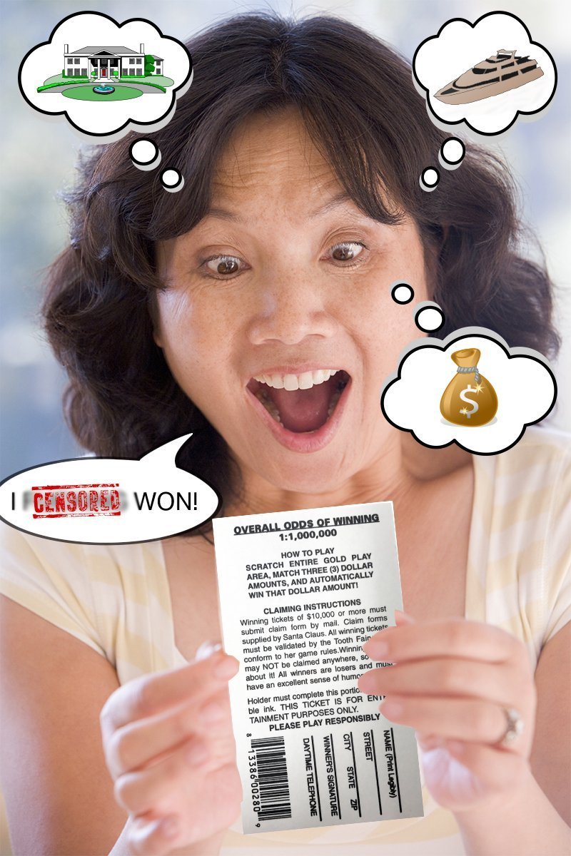 1000 Fake Lottery Tickets - Scratch Off Prank Cards - Fun Gag Gifts for Parties & Jokes - Perfect for Pranks, Birthday Gifts & Office Humor