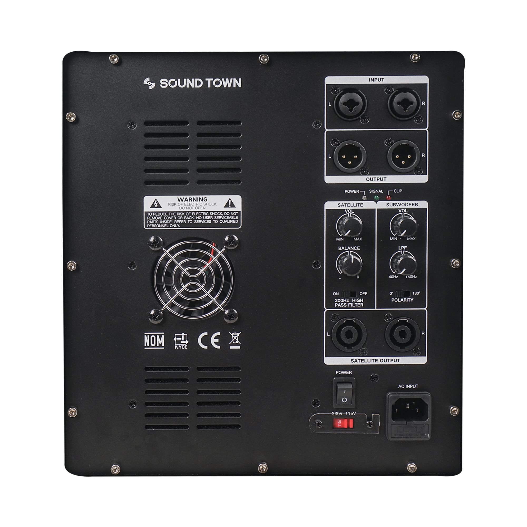 Sound Town 800W 12