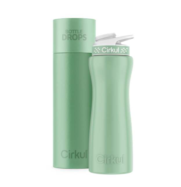 22oz Mint Green Stainless Steel Water Bottle with Lid - Limited Edition | Insulated, Leakproof & Eco-Friendly | Perfect for Gym, Hiking, Travel & Office Use
