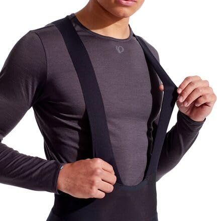 PEARL IZUMI Men's Cycling Bib Tights - AmFIB Lite Softshell Thermal Fleece Pants for Wind Protection & Heat Retention - Perfect for Cold Weather Biking & Winter Cycling Training