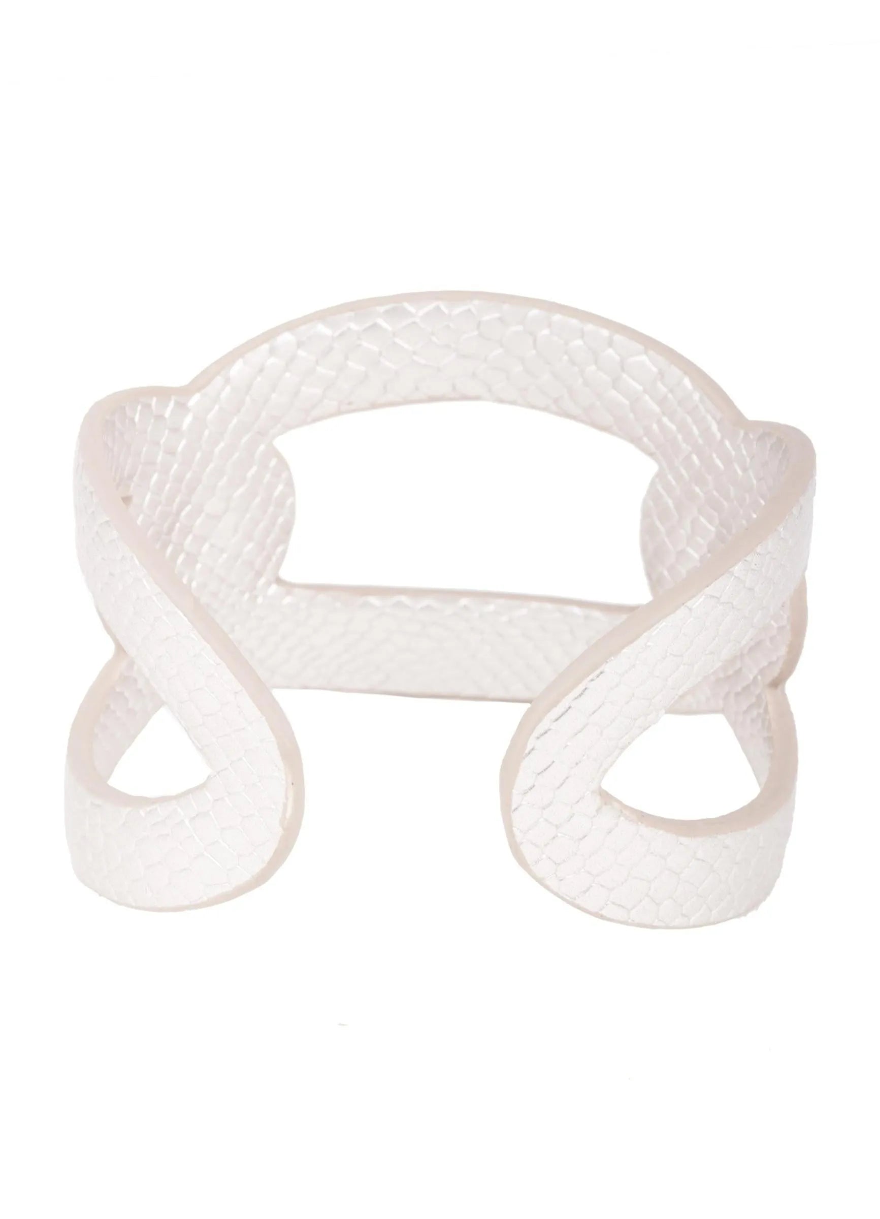 Ogee Cuff Bracelet for Women - Elegant Stainless Steel Bangle with Unique Wave Design - Perfect for Parties, Weddings & Everyday Wear