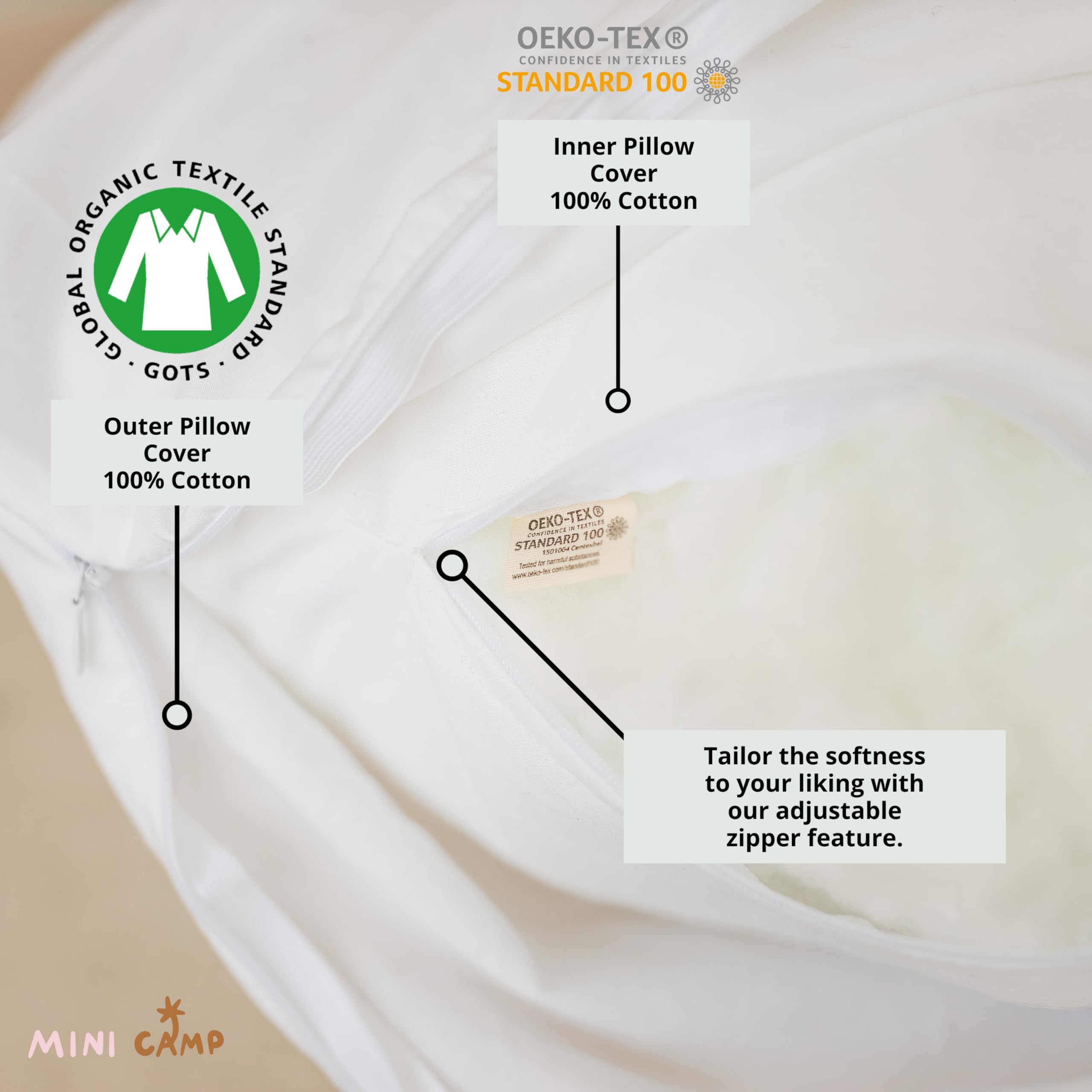 **U-Shaped Pregnancy Body Pillow - Cooling Maternity Pillow for Pregnant Women | GOTS Certified Organic Cotton Cover | Cuddle Pillow for Adults & Side Sleepers | Comfortable Sleep Support for Back Pain Relief & Better Rest**    *(Perfect for Pregnancy Comfort, Post-Surgery Recovery, and Relaxing at Home or Travel)*