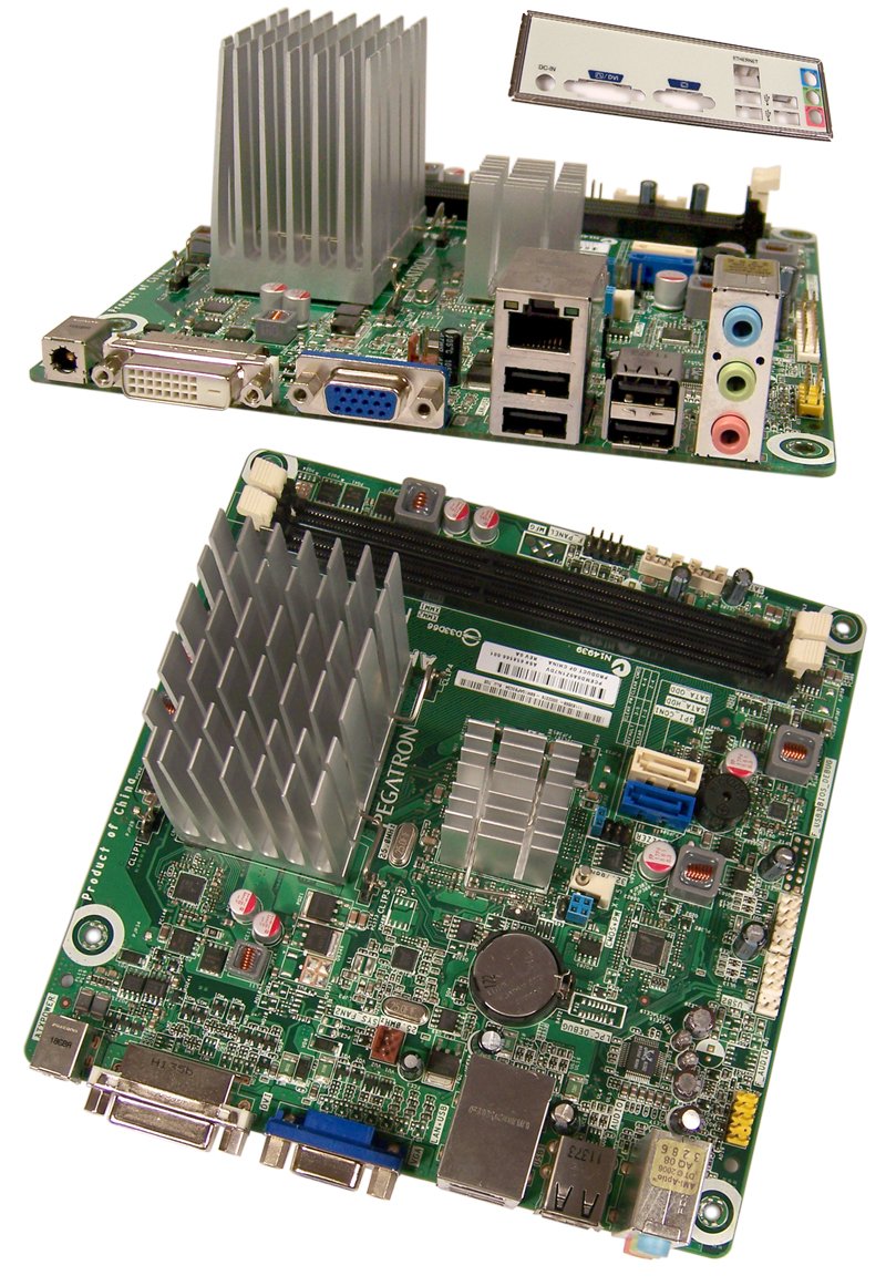 HP Mini-ITX Motherboard with 1.65GHz AMD E-450 APU (658566-001 Bluewood) - Compact PC Build for Home Theater, Office Workstation & DIY Gaming Rig