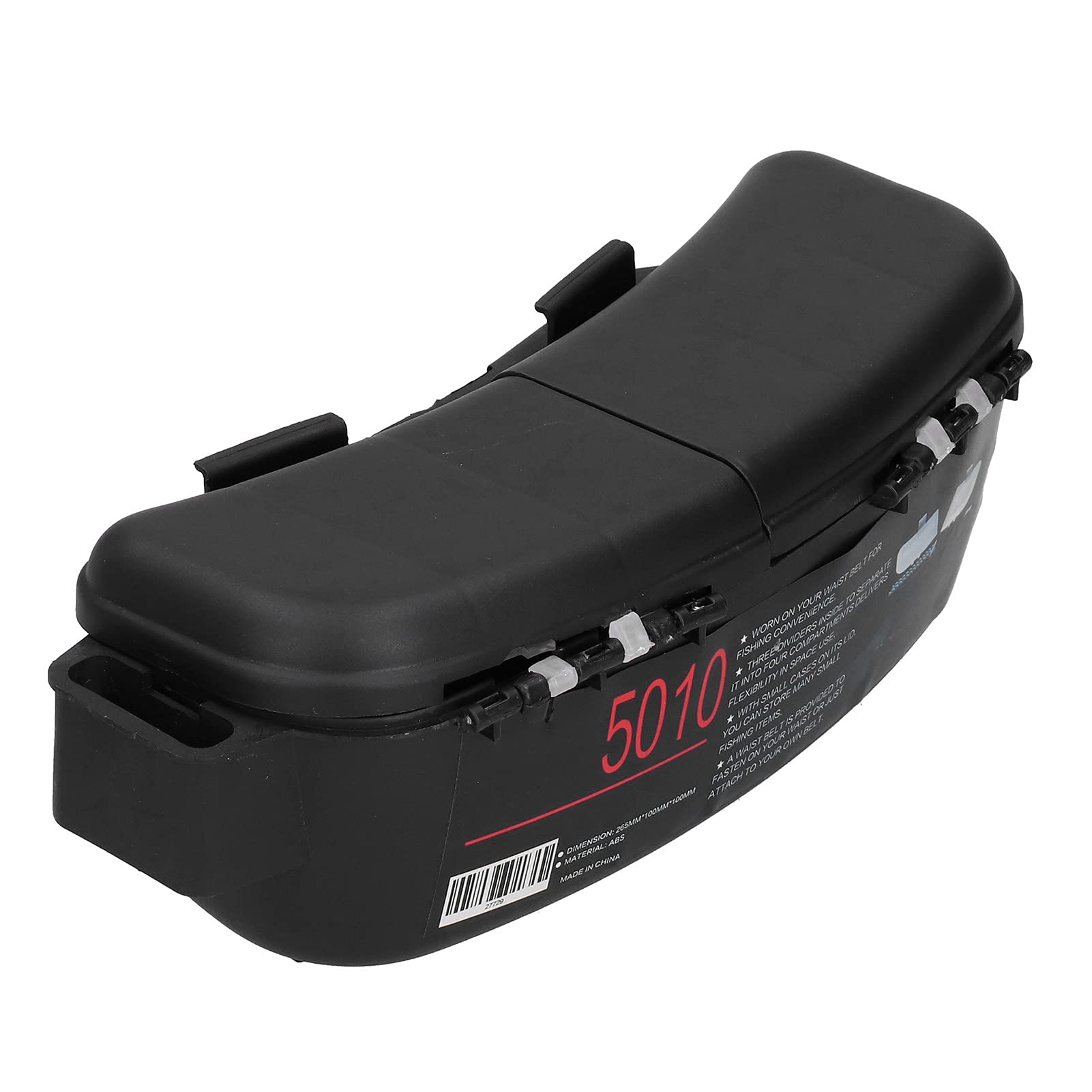 VGEBY Multifunctional Fishing Tackle Waist Box - Portable Bait & Lure Storage Organizer with Hook & Line Carrier for Outdoor Fishing Enthusiasts | Perfect for Shore, Boat & Ice Fishing Adventures