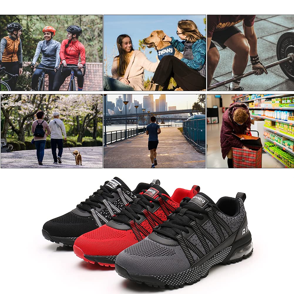 Men's & Women's Lightweight Running Shoes - Breathable Gym Trainers for Jogging, Walking, Tennis & Casual Wear | Comfortable Sports Sneakers UK 2-12 | Perfect for Workouts, Outdoor Activities & Everyday Fashion