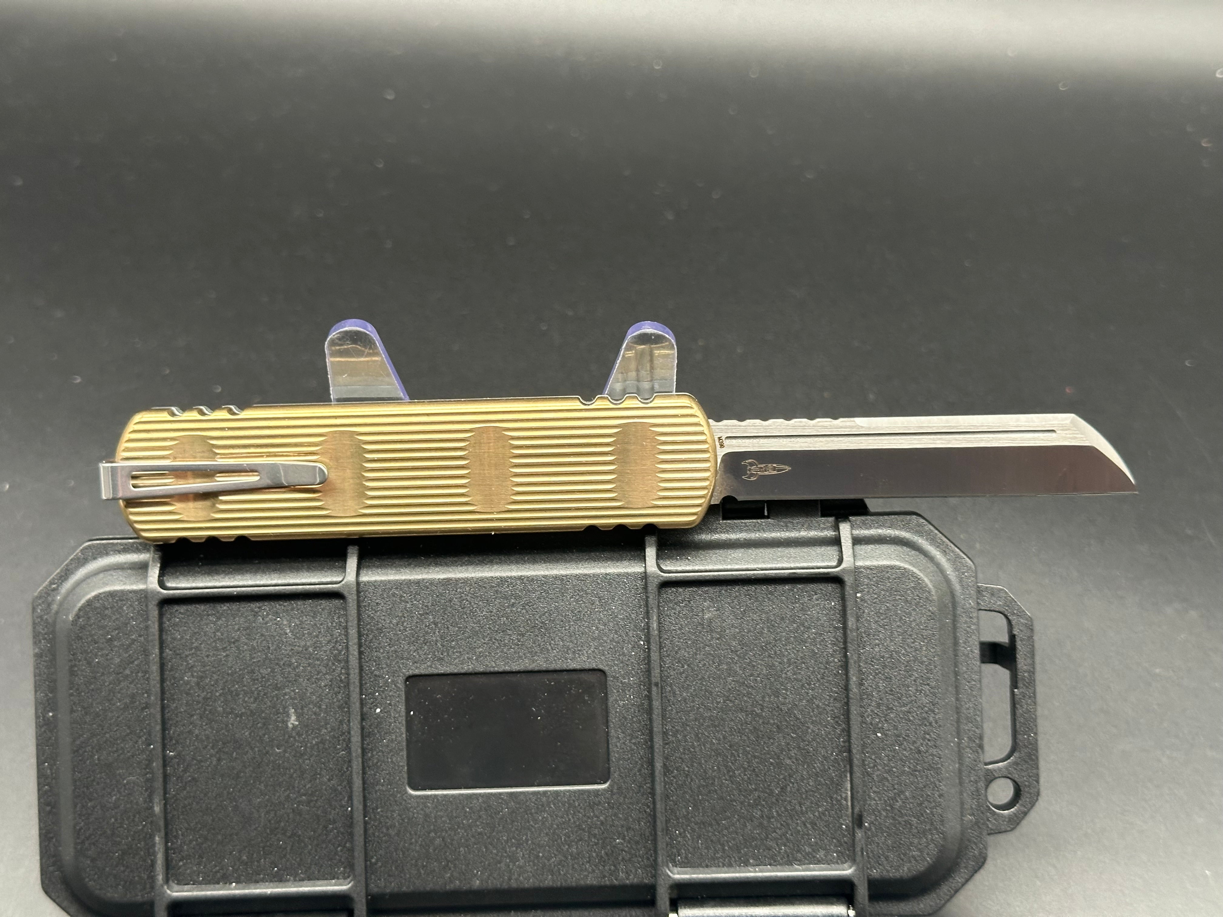 D Rocket Design Tactical Wharncliff Zulu Folding Knife - Premium EDC Pocket Knife for Outdoor, Camping & Survival Gear | High-Performance Stainless Steel Blade with Ergonomic Handle