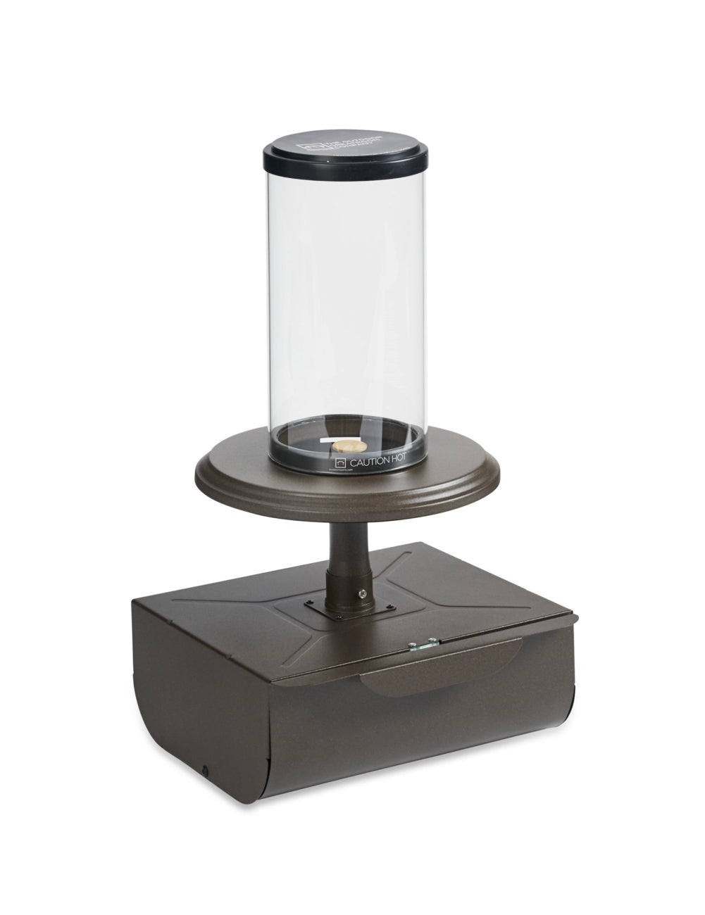 The Outdoor Greatroom Company Intrigue Table Top Outdoor Lantern - Weatherproof LED Lantern for Patio, Garden & Camping - Perfect for Outdoor Dining, Backyard Decor & Nighttime Ambiance