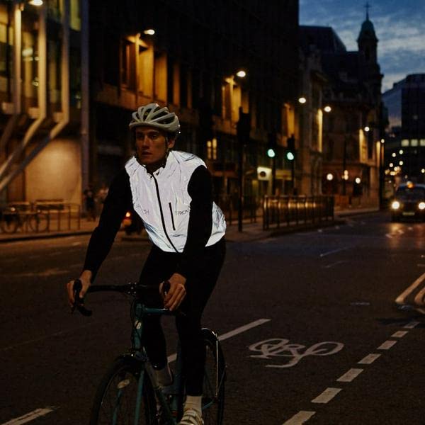 Proviz Men's Switch Cycling Vest - Reflective Waterproof Running Vest for Outdoor Sports & Commuting | Perfect for Cycling, Jogging, and Nighttime Safety