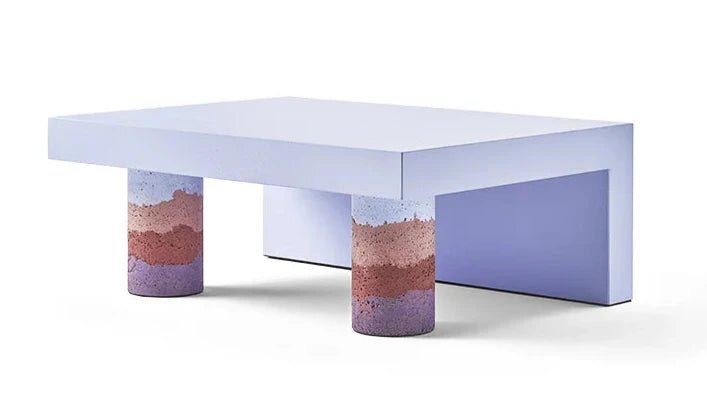 Alberoni Modern Coffee Table by CIMENTO® - Mid-Century Style Living Room Furniture for Small Spaces & Home Decor