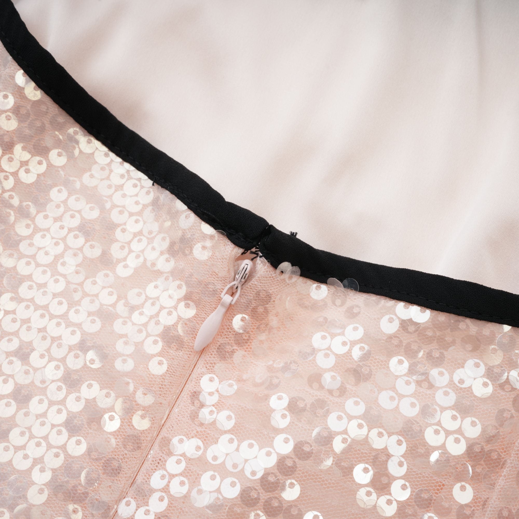Artemis Floral Appliqué Sequined Mini Dress - Elegant Party Wear for Women, Perfect for Cocktail Parties, Weddings & Evening Events