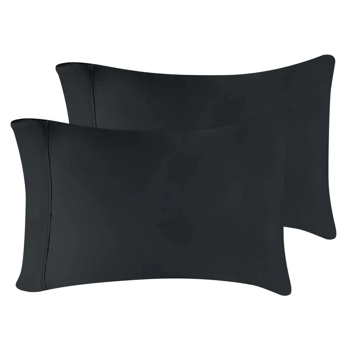 300 Thread Count Modal Beechwood Pillowcase Set - 2 Piece Soft & Breathable Bedding for a Comfortable Night's Sleep - Perfect for Home, Hotel, and Travel Use