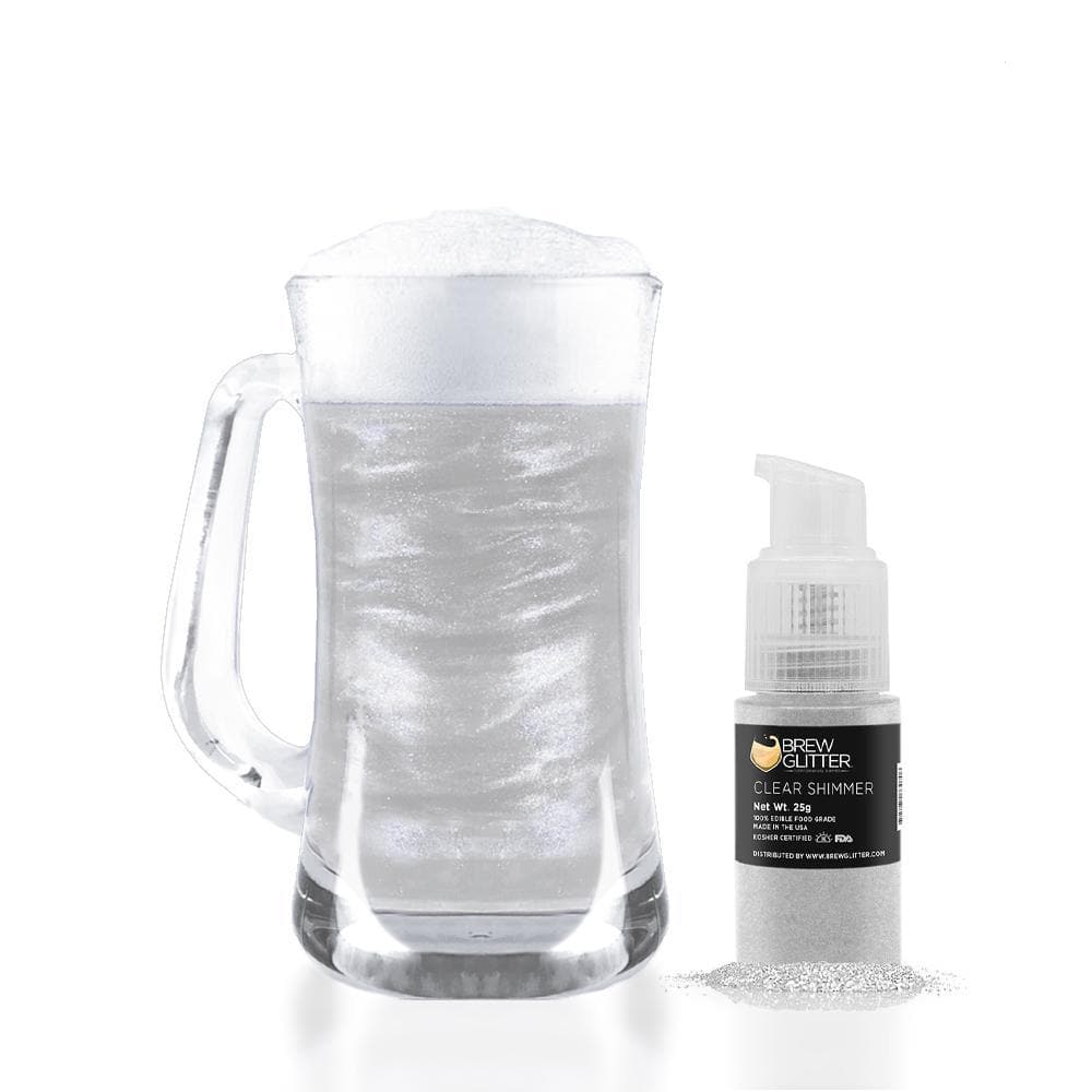 Wholesale Clear Shimmer Brew Glitter Spray Pump - Premium Cosmetic Glitter for Makeup, Nails & Body Art - Perfect for Parties, Festivals & DIY Crafts