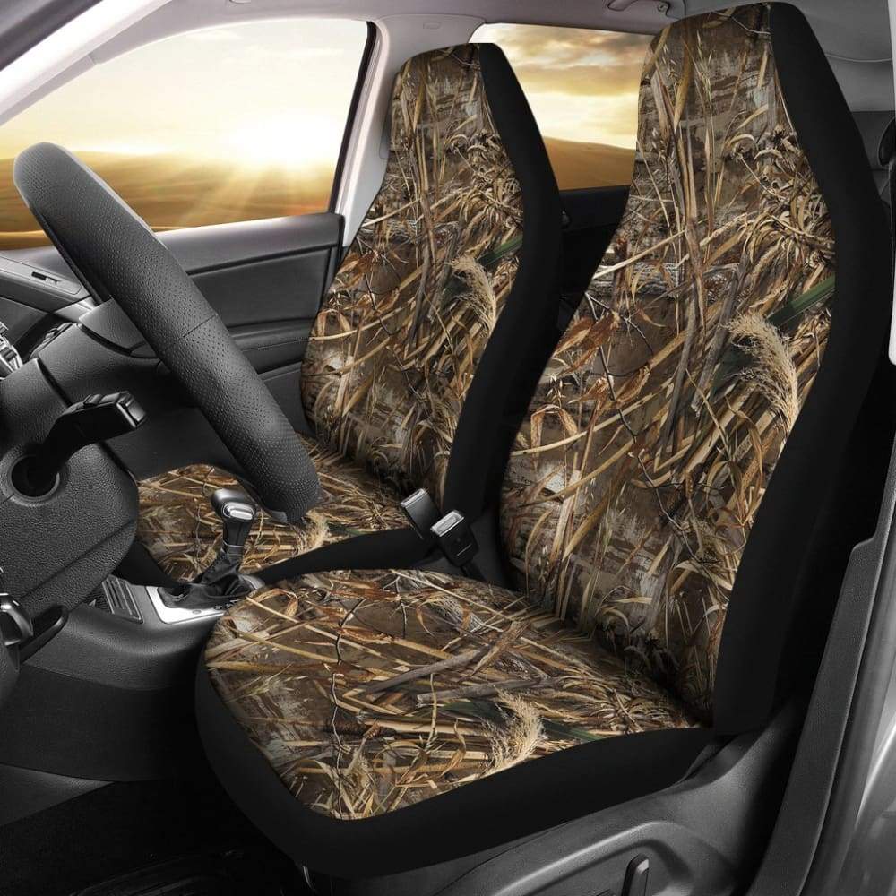 Premium Hunting Camouflage Car Seat Covers - Universal Fit for Trucks & SUVs - Durable Neoprene Material - Perfect for Outdoor Adventures & Hunting Trips