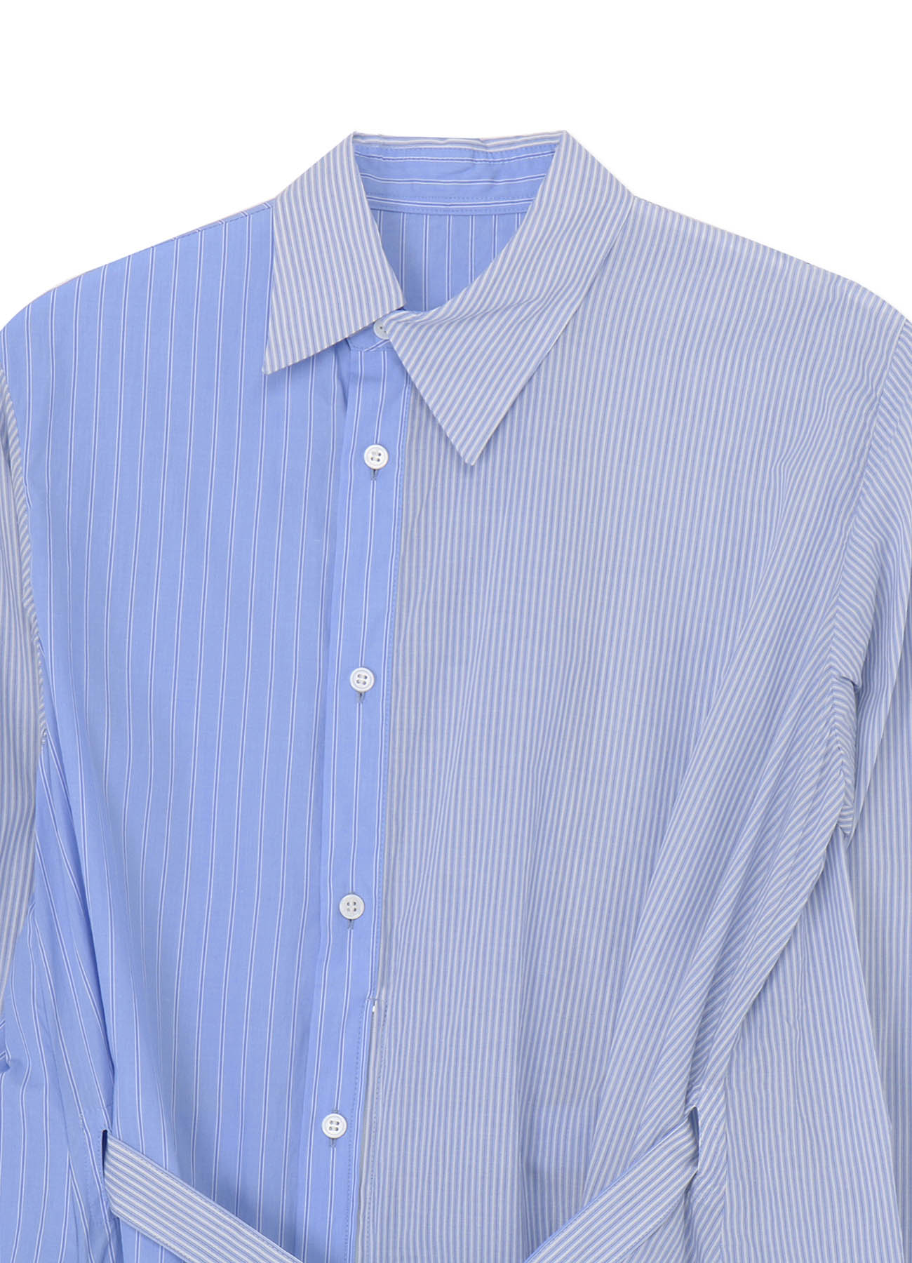 Broad Stripe Cotton Rayon Front Zip Shirt for Men - Casual & Work Wear, Perfect for Office, Outings & Layering