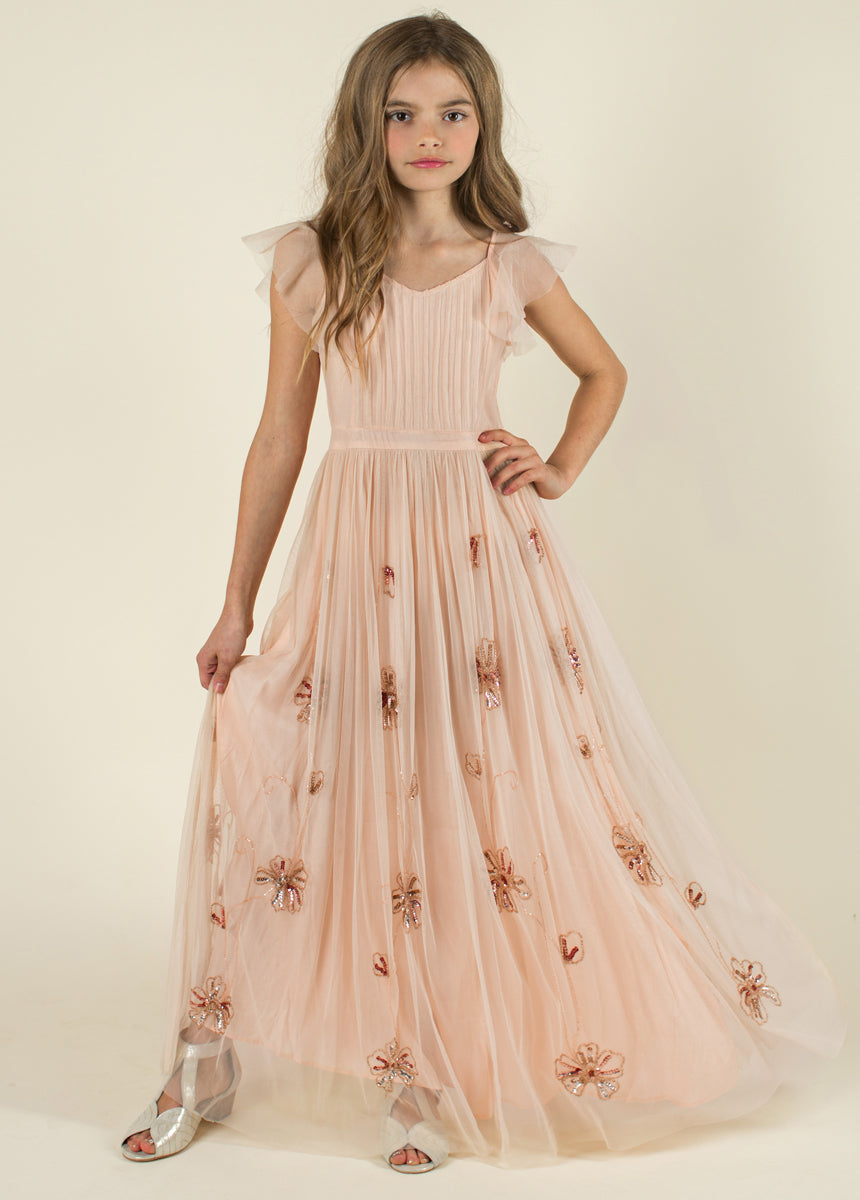 Kristine Blush Pink Dress for Women - Elegant & Comfortable Party, Wedding & Evening Wear