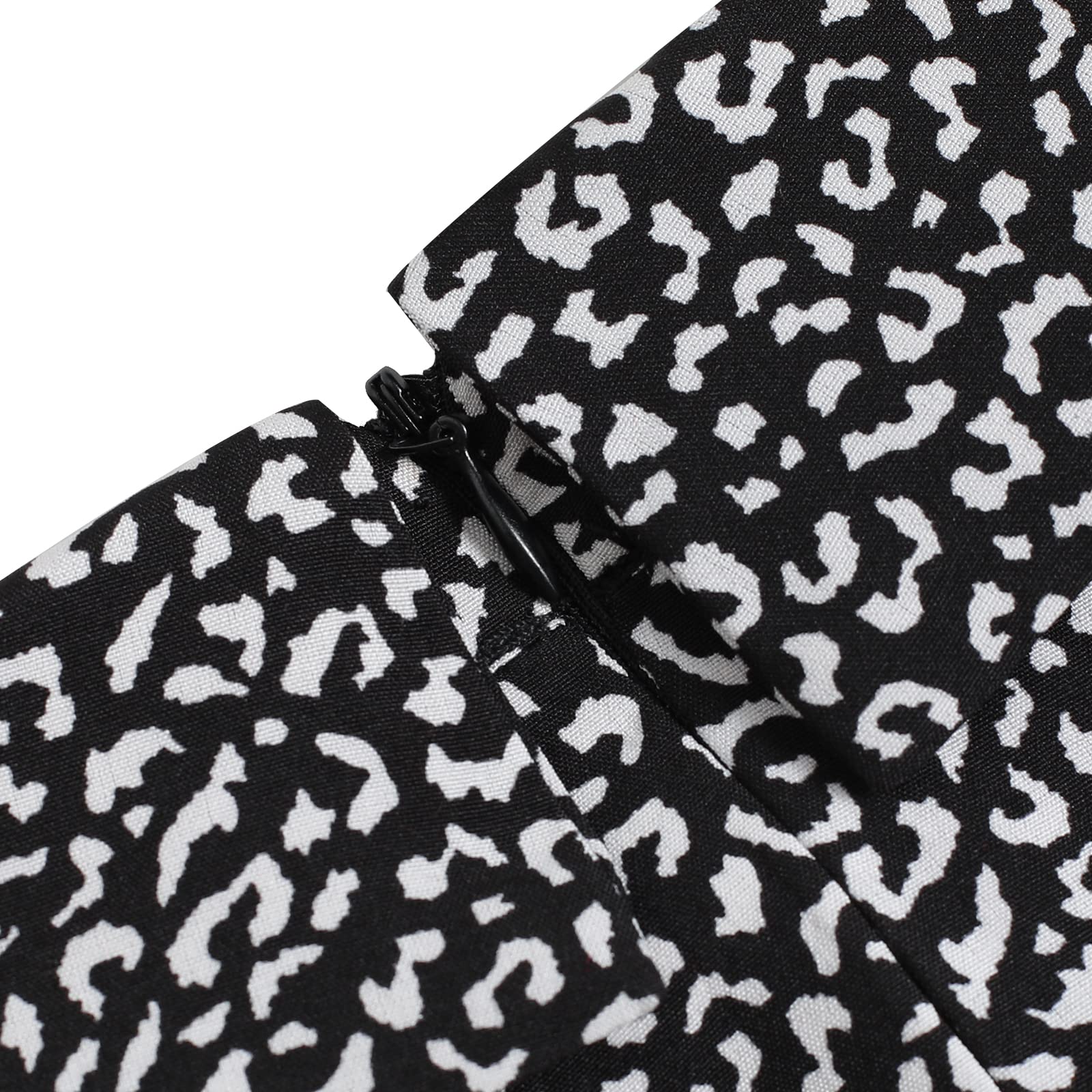 Vintage Women's Long Sleeve Waist Dress with Polka Dot Print and Lapel Collar - Perfect for Office Wear, Cocktail Parties & Retro Fashion Outfits