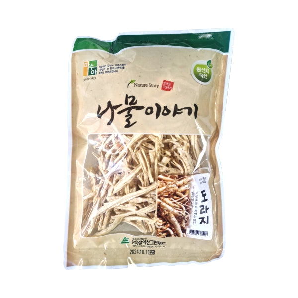 Premium 100% Korean Dried Balloon Flower Roots (Doraji) - 100g | Natural Herbal Tea Ingredient & Traditional Korean Medicine for Cough Relief & Immune Support | Perfect for Tea, Soup & Herbal Remedies