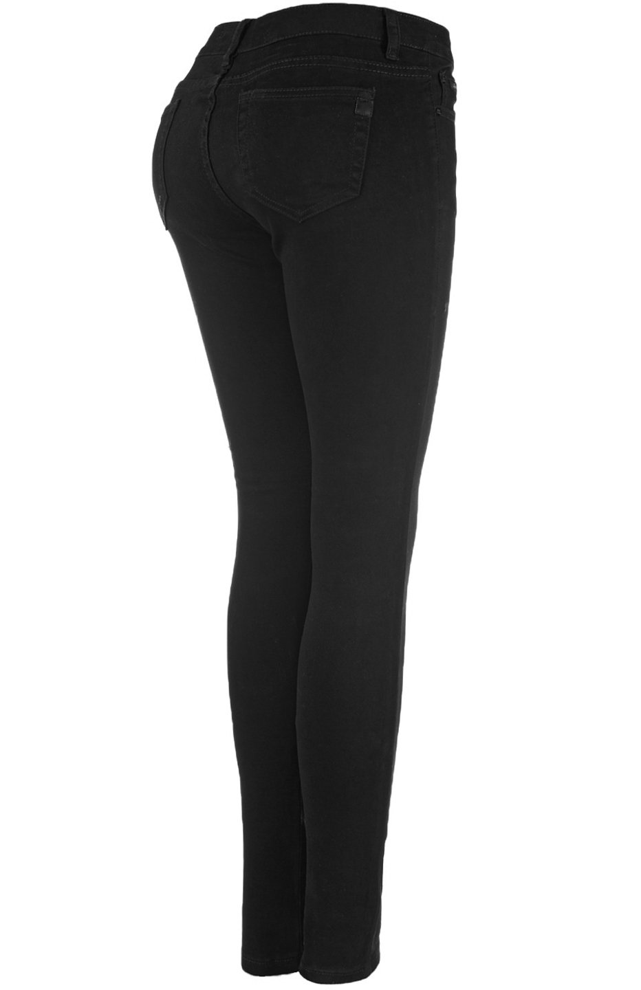 BodiLove Women's Ripped Skinny Jeans - 5 Pocket Stretch Denim Pants for Casual Wear & Night Out