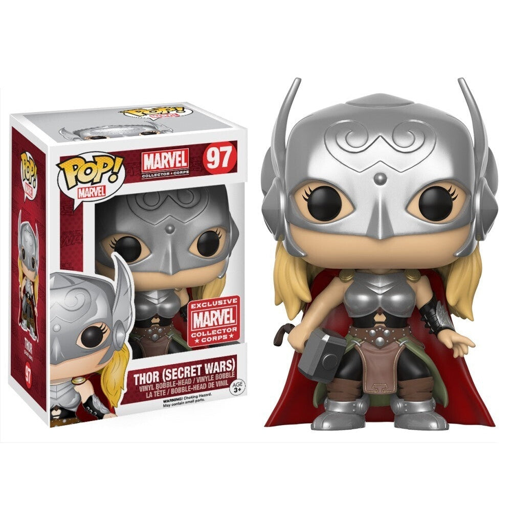 Marvel Thor Secret Wars Action Figure - Marvel Collector Corps Exclusive - Perfect for Display, Collecting & Superhero Fans
