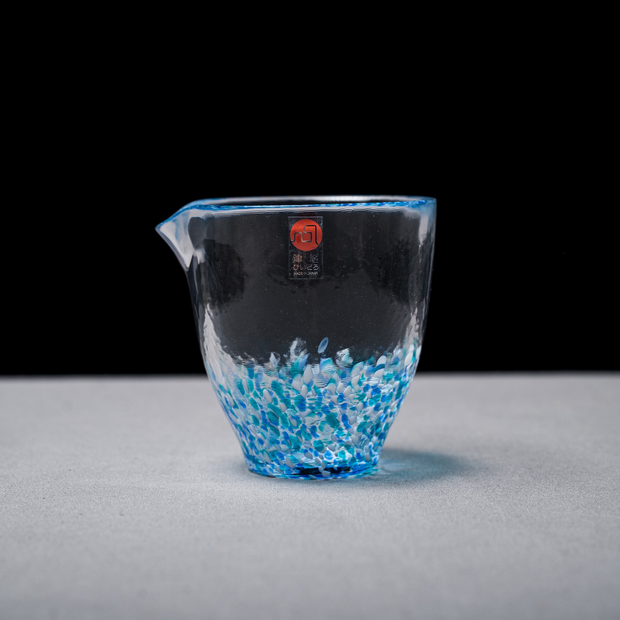 Premium Japanese Sake Server - Handcrafted Tsugaru Vidro Glass Carafe in Elegant Blue | Perfect for Sake Tasting, Japanese Dining & Gift Giving