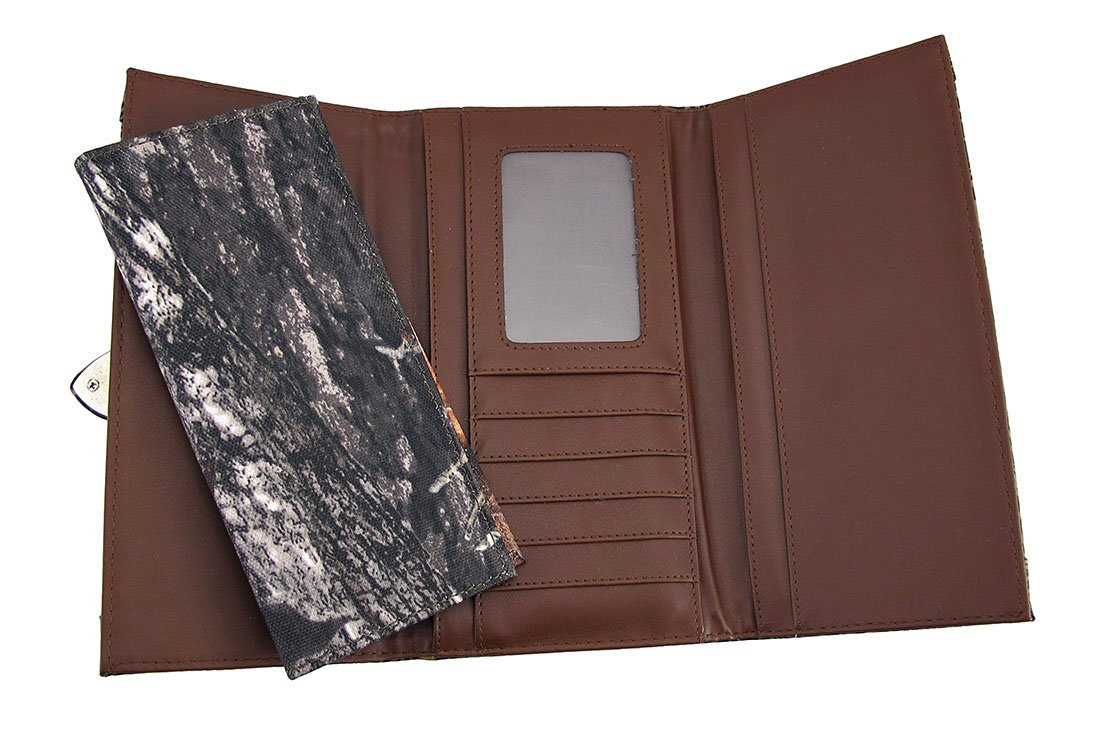 Camouflage Rhinestone Western Buckle Purse and Wallet Set for Women - Stylish Green Cowgirl Accessories for Parties, Rodeo Events and Western Fashion Outfits