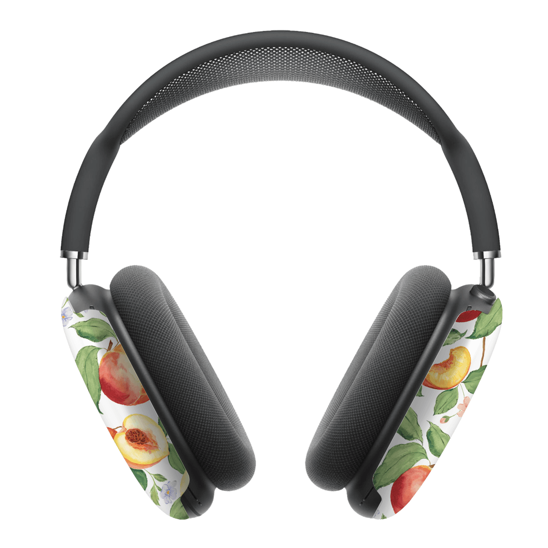 Premium AirPods Max Case with Peach Blossom Design - Soft Protective Cover for Apple AirPods Max Headphones - Perfect for Travel, Workouts & Daily Commute