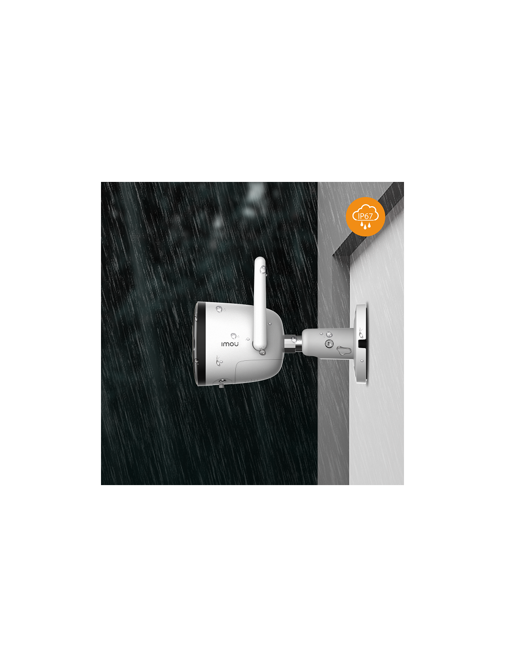 Imou Bullet 2 4MP Outdoor Security Camera - Weatherproof WiFi Surveillance Camera with Night Vision for Home & Business Protection | Perfect for Monitoring Backyard, Garage & Driveway