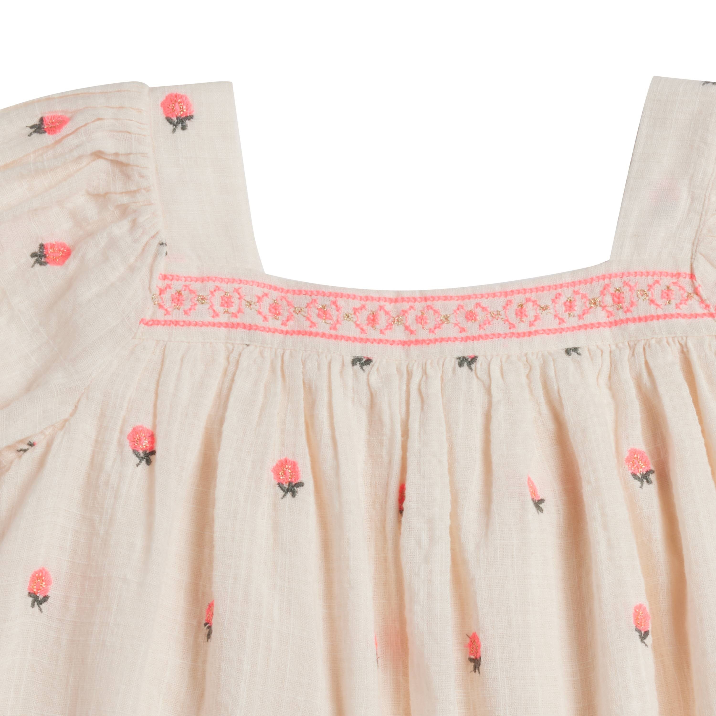 Bonheur du Jour Paris Patty Girl Dress - Rose Petal Floral Print for Kids | Perfect for Birthday Parties, School Events & Special Occasions