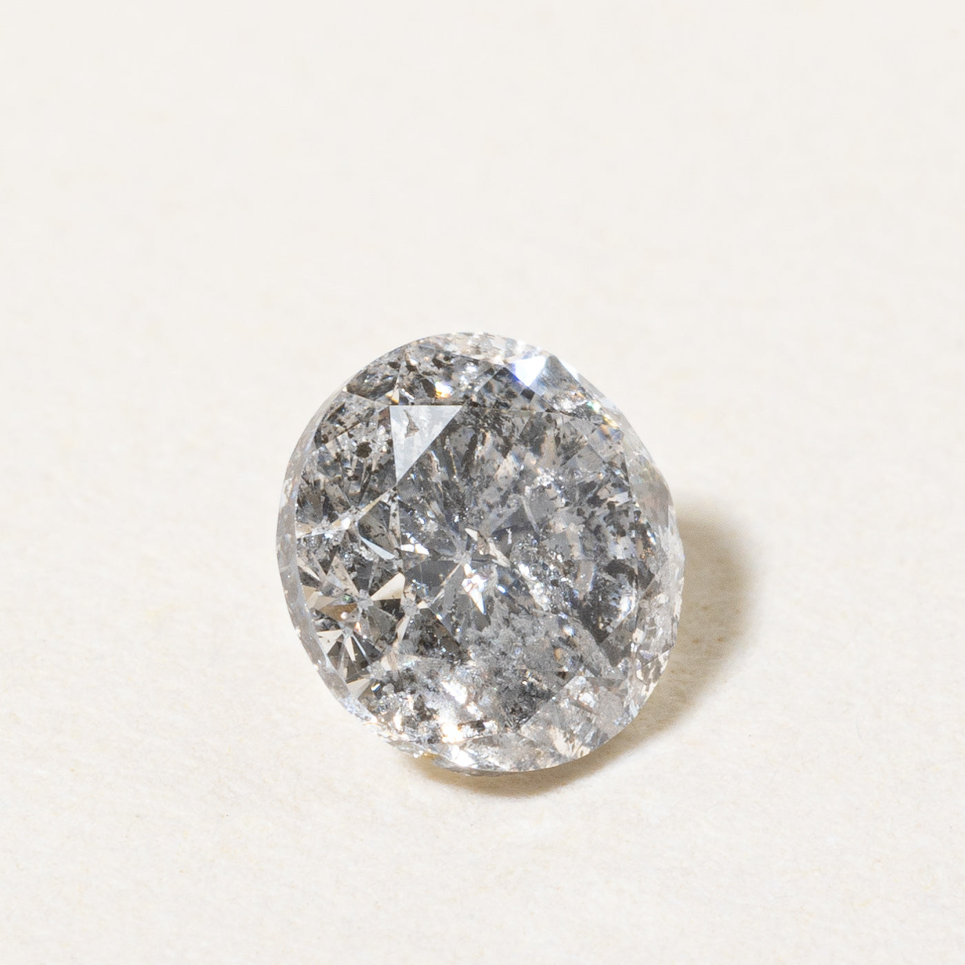 0.64ct Round Brilliant Cut Loose Diamond - I3 H/I Color | Certified Natural Diamond for Engagement Rings & Jewelry Making