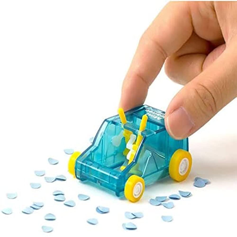 TYGBC Mini Car Table Dust Cleaning Trolley - 2PCS Keyboard & Desktop Dust Cleaner with Eraser for Tiny Confetti Collection | Perfect for Home, Office & Workspace Cleaning