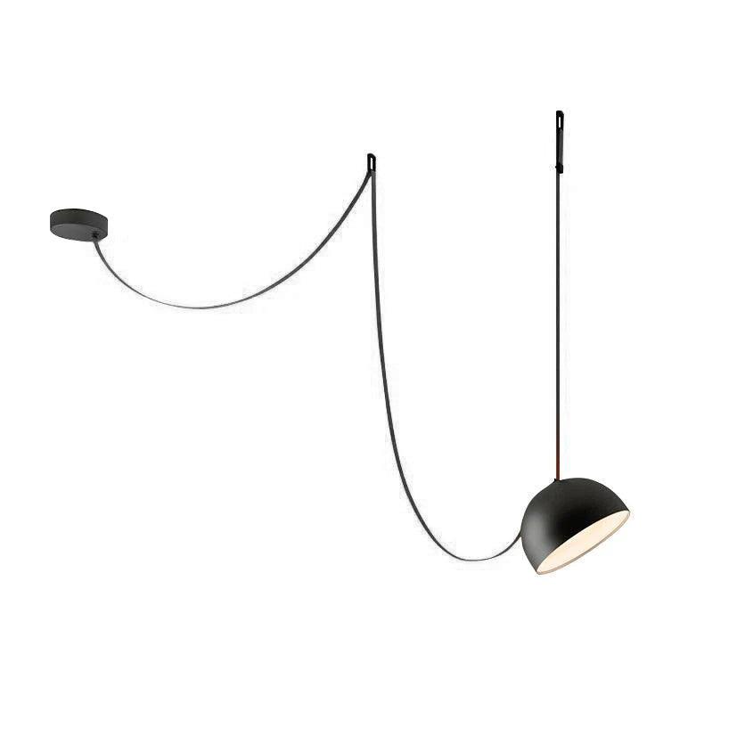 Stylish Leather Pendant Light with Adjustable Belt Hanging System - Perfect for Dining Room, Kitchen Island, and Living Room Lighting Decor