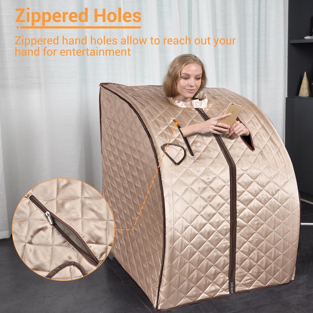 TheLAShop Sauna Cover for Portable Steam Sauna - Thermal Insulation & Waterproof Protection - Perfect for Home Spa, Relaxation & Detox Therapy