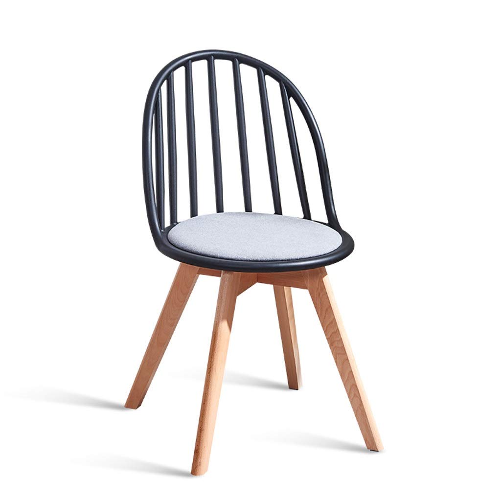Solid Wood Bar Stools with Backrest - Windsor Style Kitchen & Dining Chairs for Breakfast Bars, Cafes, Restaurants & Home Decor - Durable & Comfortable Seating Solution