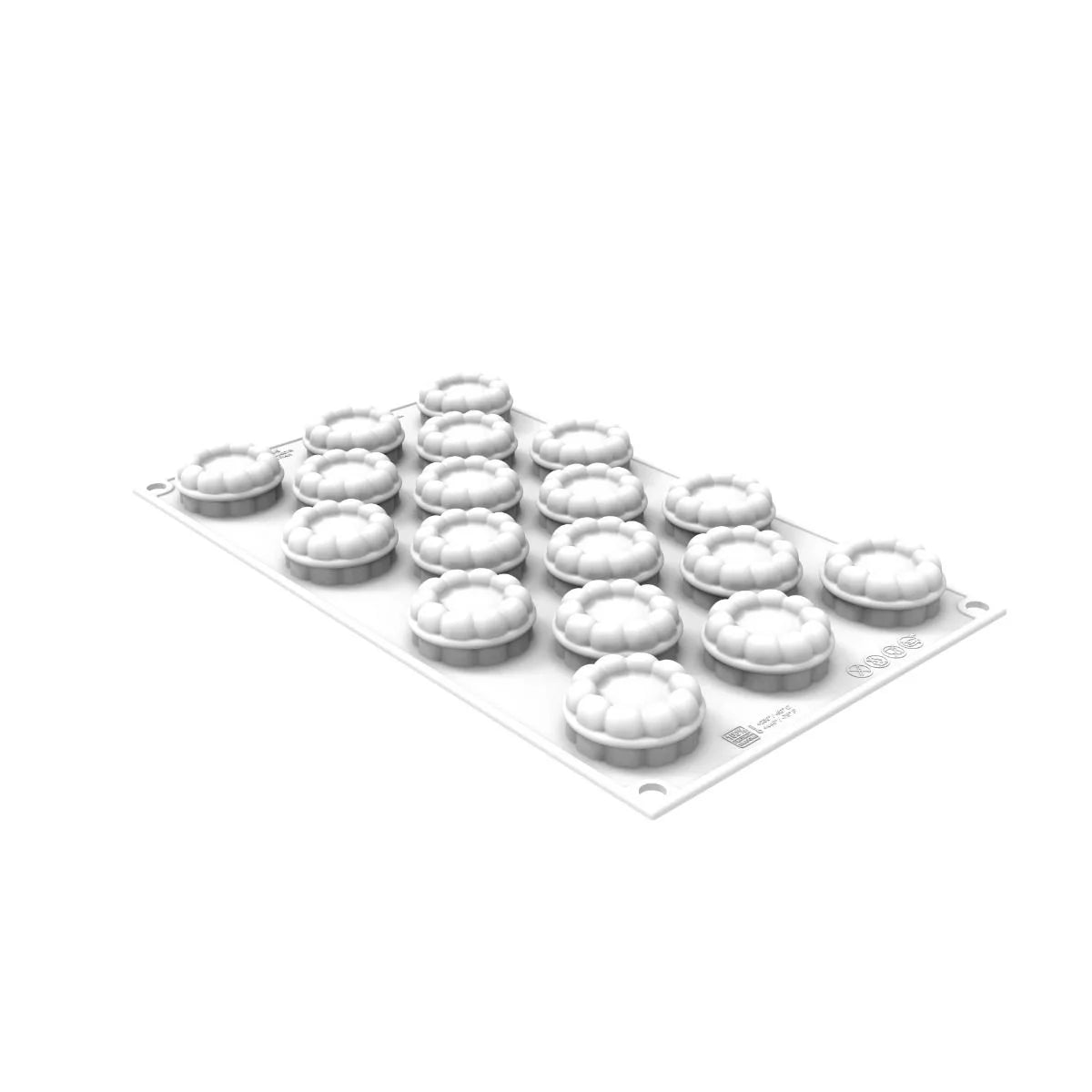 Silikomart Charlotte XS 16-18 Cavity Silicone Cake Mold - Perfect for Baking Mini Cakes, Cupcakes & Desserts at Home