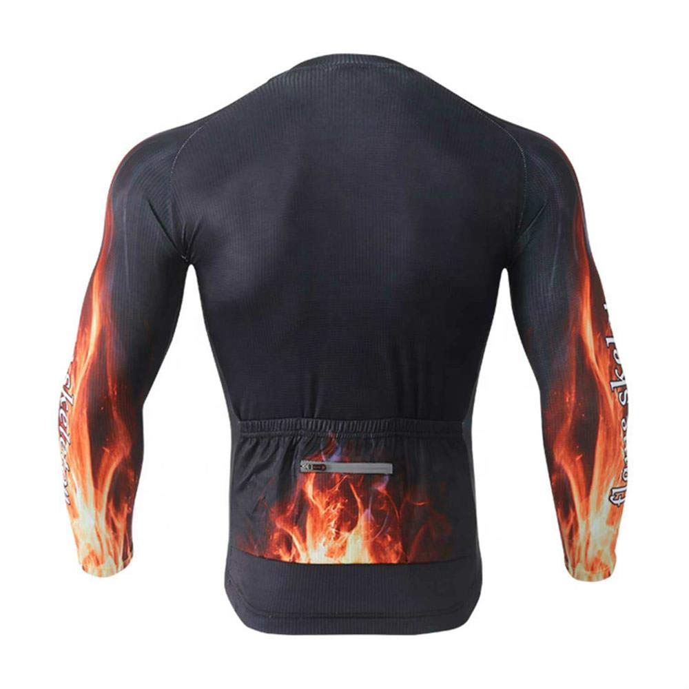 Men's Pro Cycling Jersey Set - Long Sleeve Quick Dry Bike Shirt & Bib Shorts with 9D Padding - High Performance Road Bike Clothing for Training & Racing - Perfect for Cyclists, Triathletes & Outdoor Sports Enthusiasts
