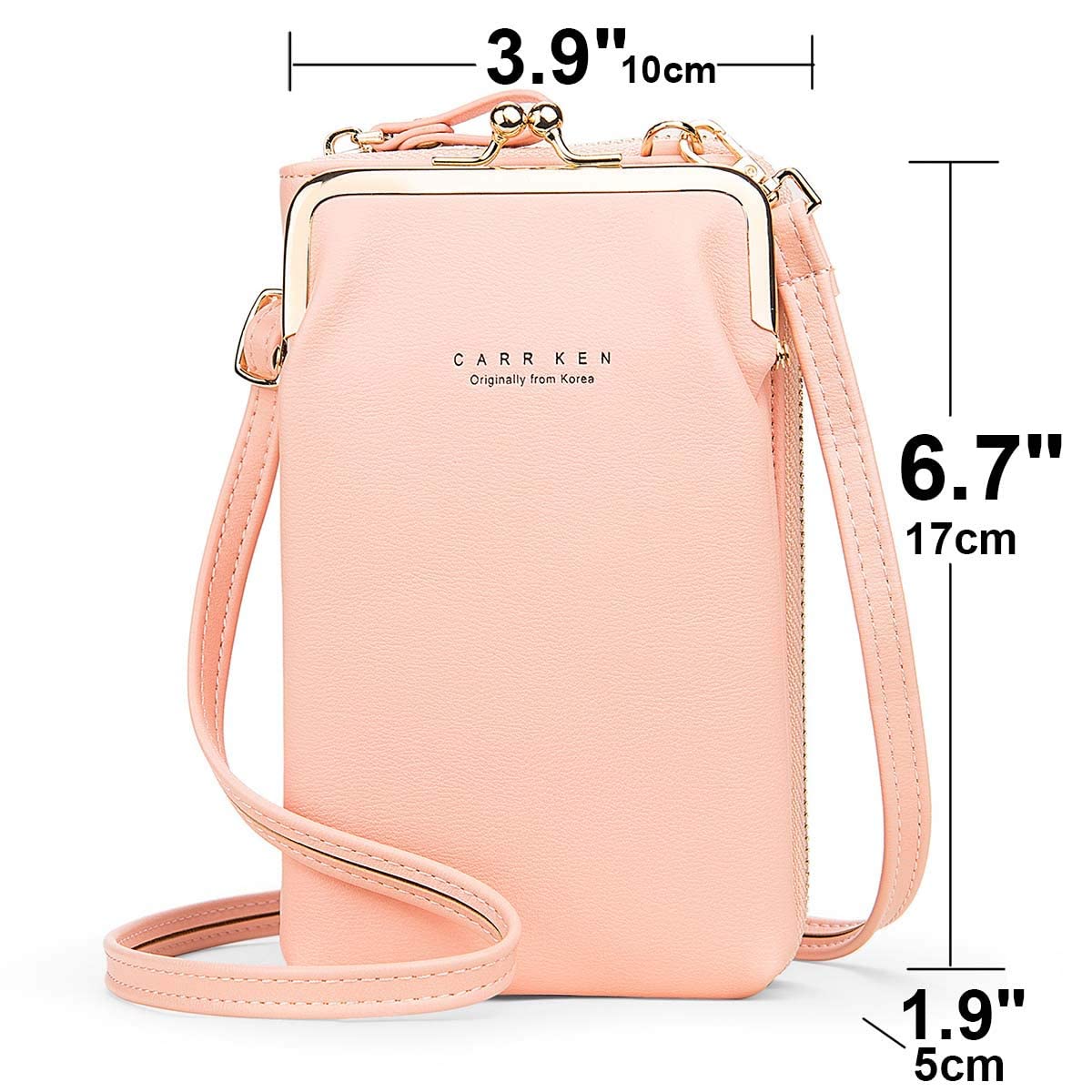Women's Leather Crossbody Bag with Card Holder - Small Shoulder Purse for Phone & Wallet (Z1-Brown) | Perfect for Travel, Shopping & Everyday Use