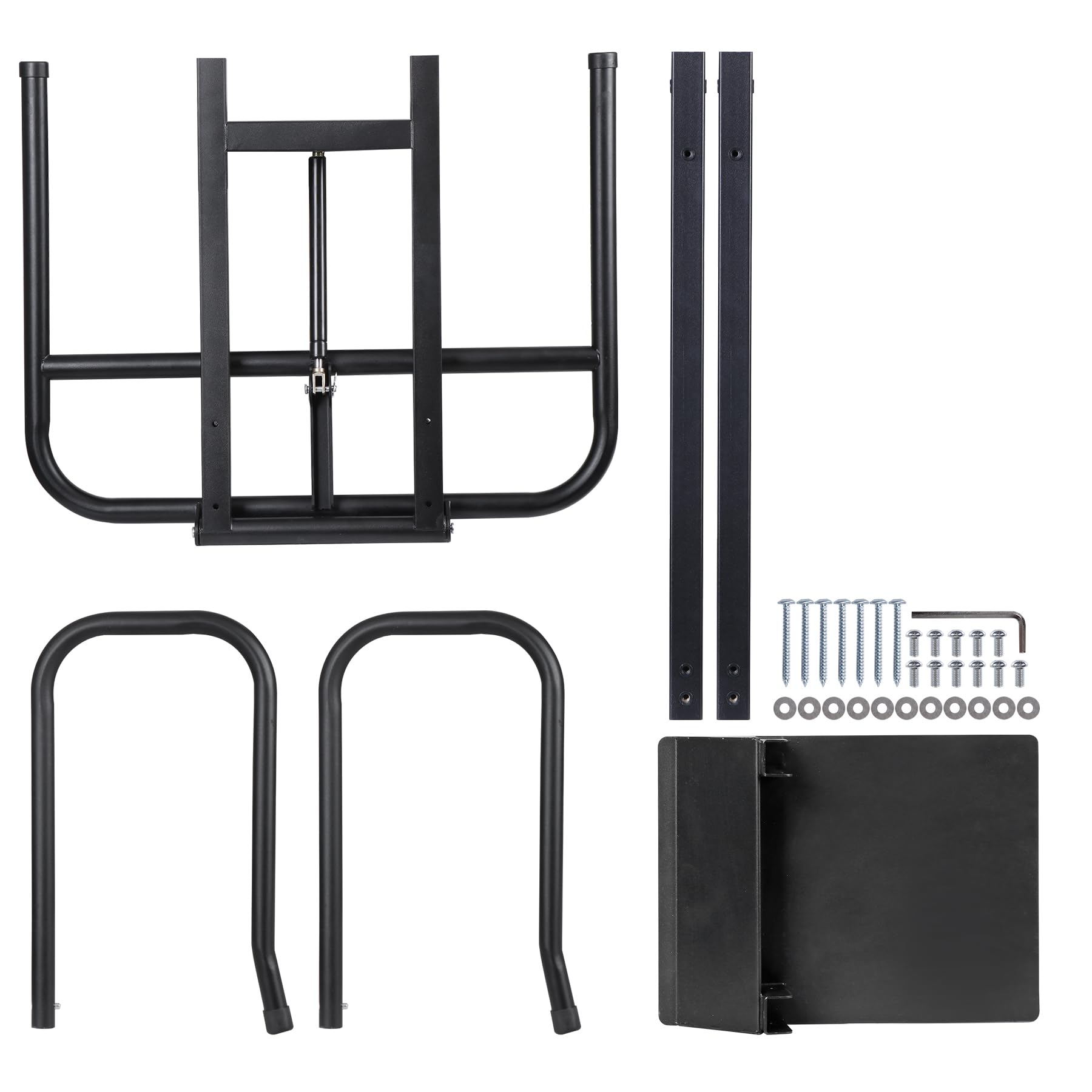 Heavy Duty Hot Tub Cover Lifter - Pneumatic Spa Cover Holder with Adjustable U-Arms & Reinforced Brackets - Fits Most Spas & Hot Tubs - Perfect for Easy Cover Removal & Protection