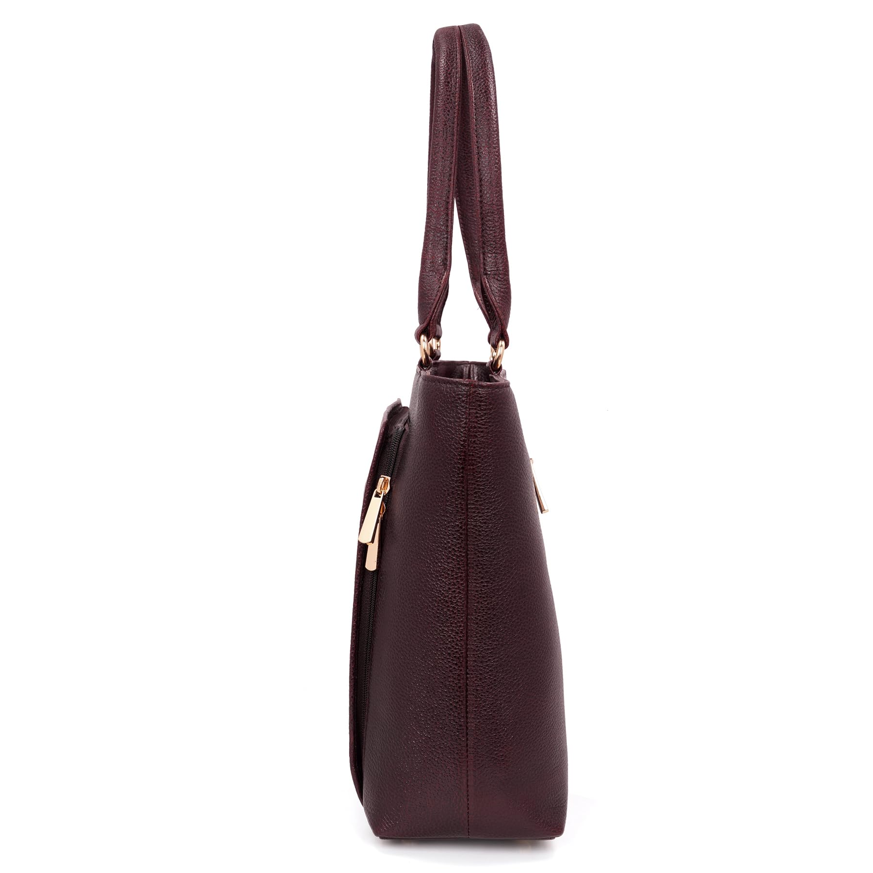 Premium Full Grain Leather Satchel Handbag for Women - RICHSIGN Top Handle Shoulder Bag - Perfect for Work, Travel & Everyday Use