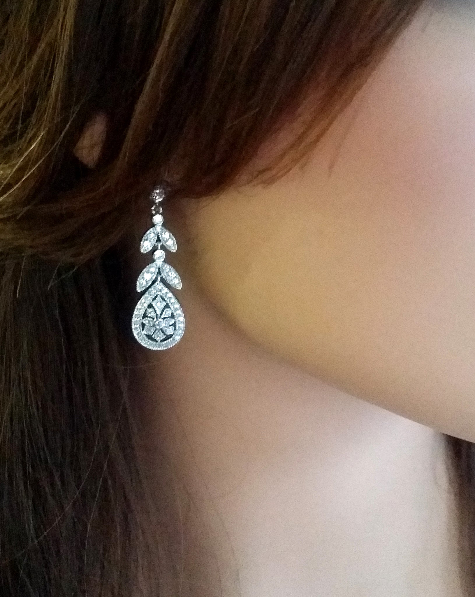 Stephanie Browne Diademe Bridal Earrings – Elegant Wedding Jewelry for Brides, Bridesmaids & Special Occasions