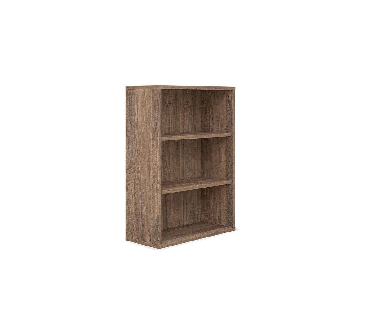 Arren Low Bookcase - Modern Wooden Bookshelf for Home & Office Storage - Perfect for Living Room, Bedroom, and Study Organization