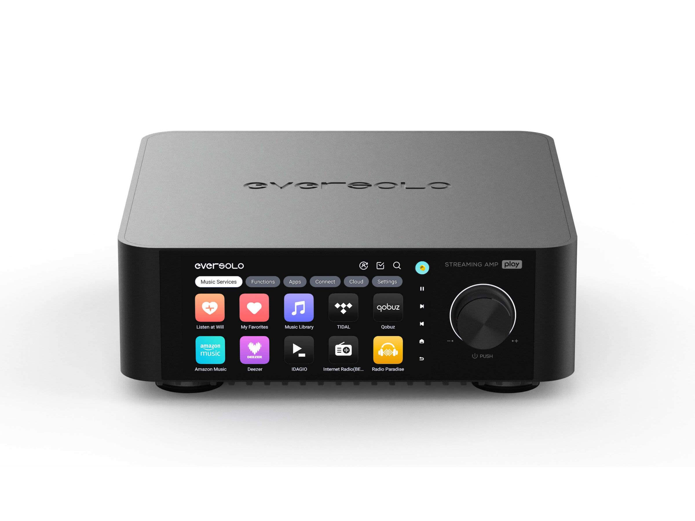 Eversolo Play Stereo Integrated Amplifier - High-Fidelity Audio for Home Theater & Music Listening