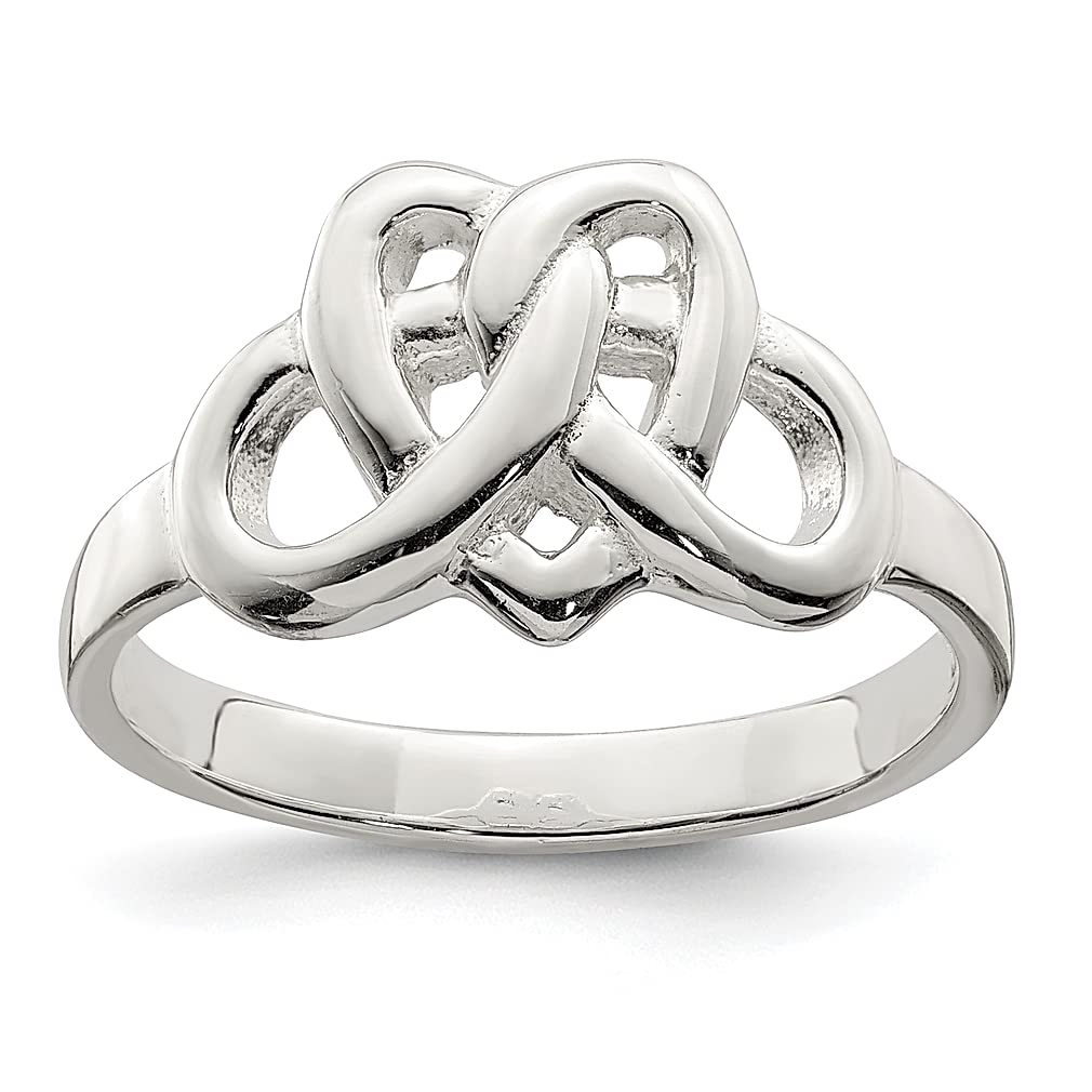 925 Sterling Silver Celtic Heart Woven Claddagh Ring for Women - Elegant Irish Jewelry Gift for Her, Perfect for Valentine's Day, Anniversary & Special Occasions