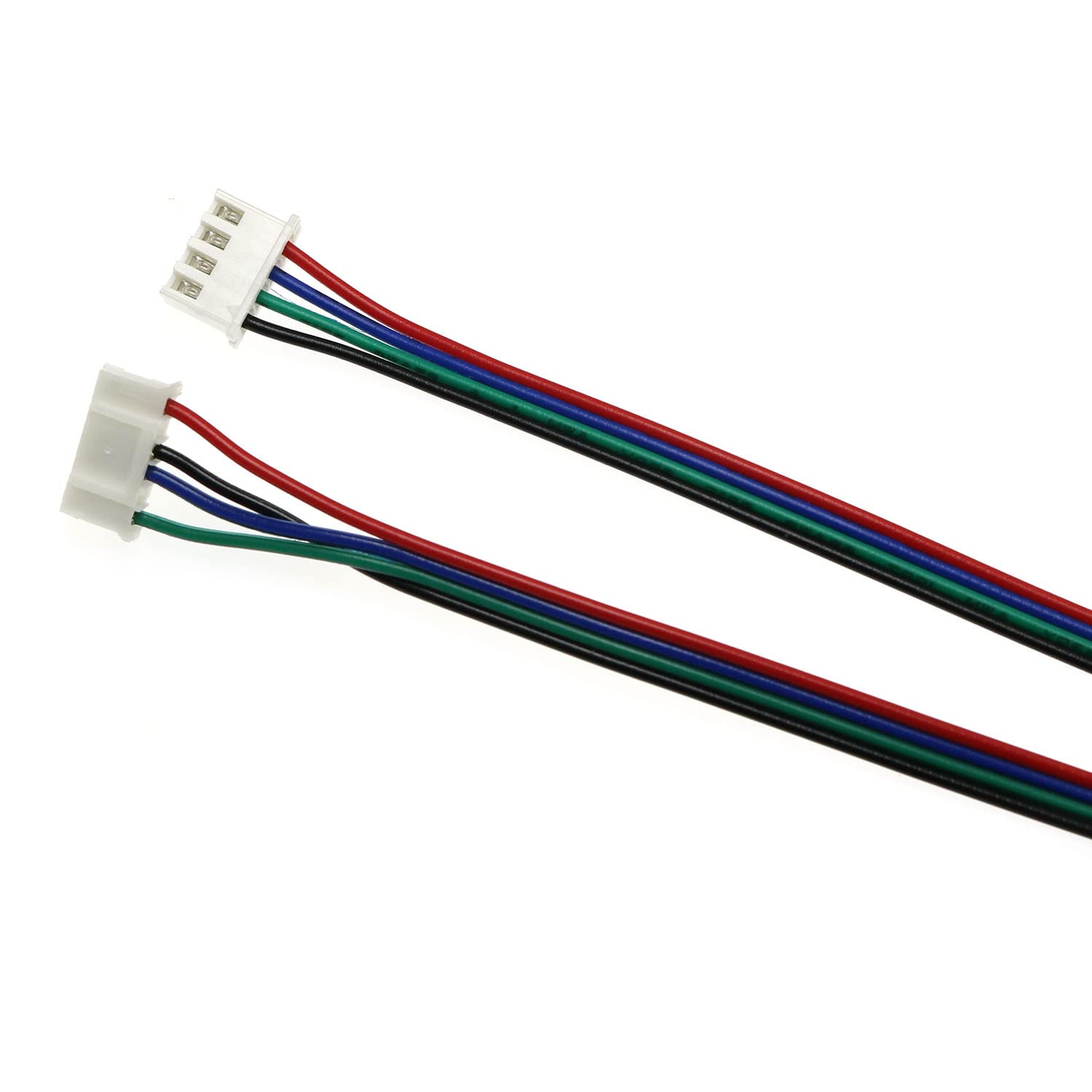 RLECS 4PCS 2M 79 Inch Stepper Motor Extension Cables HX2.54 4 Pin to 6 Pin for 3D Printers - Compatible with Creality Ender 3, CR-10, Anet A8 | Perfect for DIY 3D Printing Projects and Repairs
