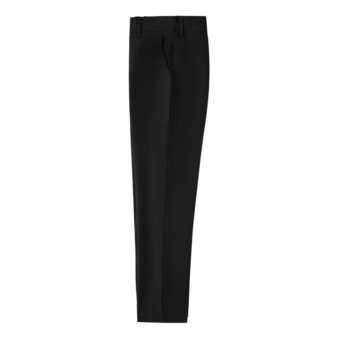 Boys Dress Pants for Kids - Flat Front School Uniform Slacks with Adjustable Waistband | Perfect for School, Church, and Formal Occasions