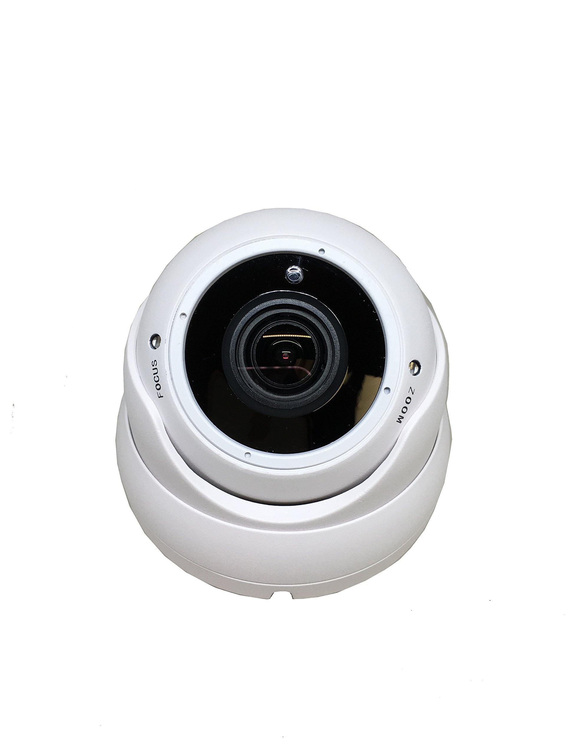 (3 Pack) 101AV Security Dome Camera 1080P Full HD - 4-in-1 TVI/AHD/CVI/CVBS - 2.8-12mm Varifocal Lens - 2.4MP STARVIS Sensor - Indoor/Outdoor WDR OSD Surveillance Camera (White) - Perfect for Home Security, Business Monitoring & Night Vision Surveillance